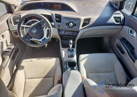 2012 Honda Civic Hybrid from USA, damaged, VIN JHMFB4F23CS009660